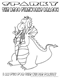 DECO COLORING DRAGON2